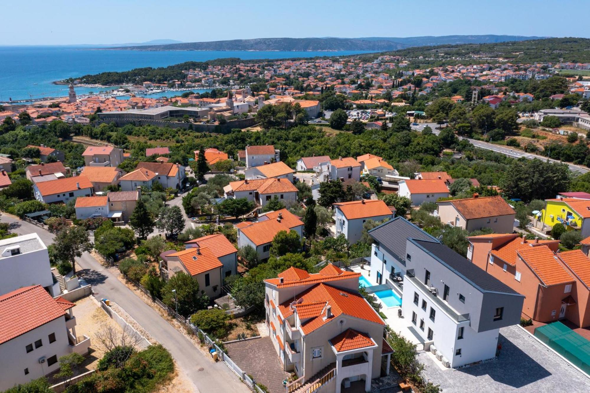 Luxury Villa Adria Apartments Krk Town Extérieur photo