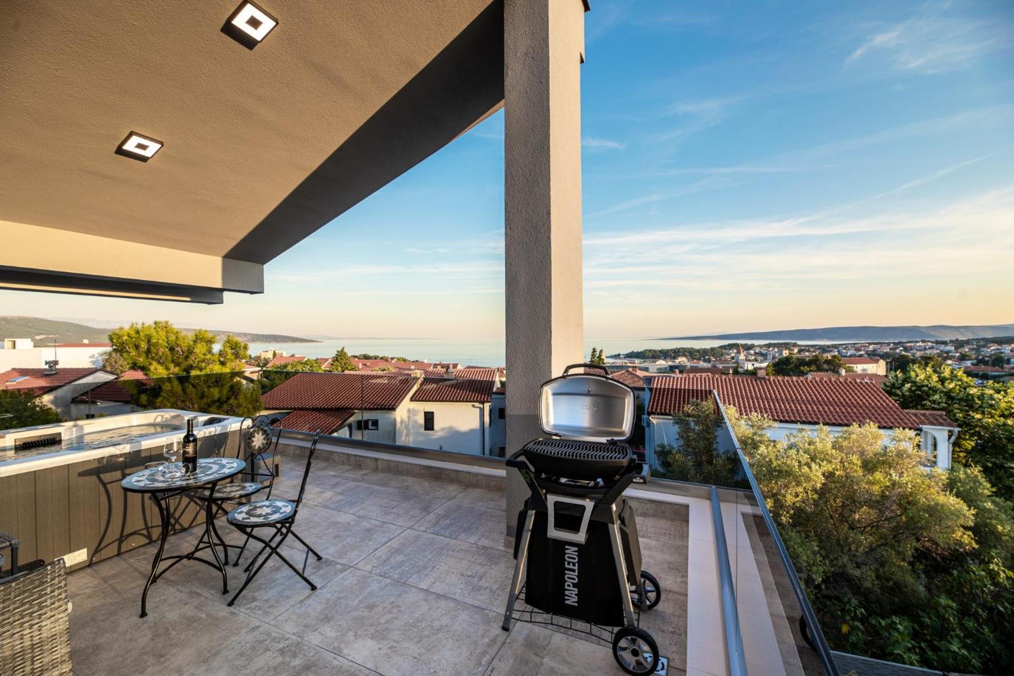 Luxury Villa Adria Apartments Krk Town Extérieur photo