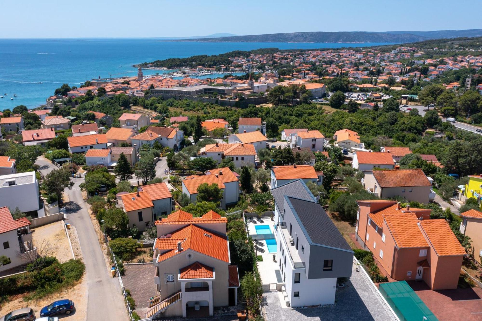 Luxury Villa Adria Apartments Krk Town Extérieur photo